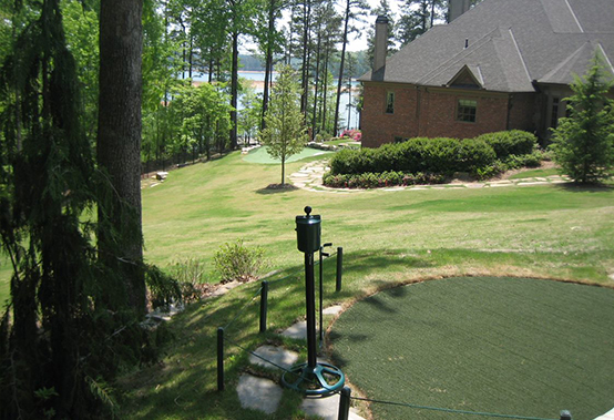 close shot of turf showing durable, easy to maintain blades