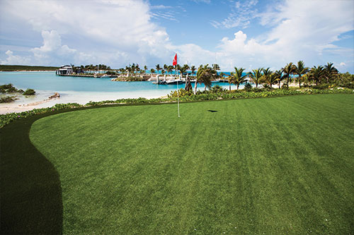 Outdoor Putting Green
